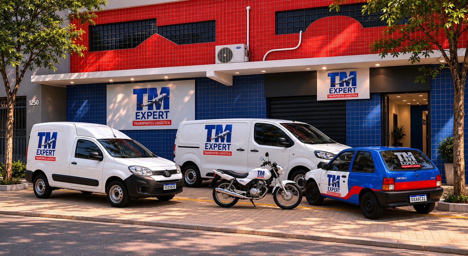 Fachada da TM Expert em Fortaleza com frota